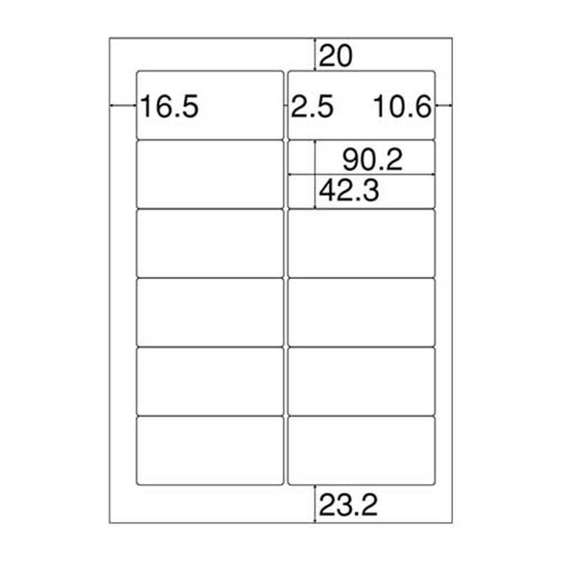 東洋印刷 ワープロラベル ナナ NEA-210 A4 500枚 1個（ご注文単位1個）【直送品】