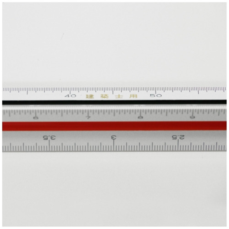 内田洋行 三角スケール 建築士用30cm 1-882-0601 1個(ご注文単位1個)【直送品】