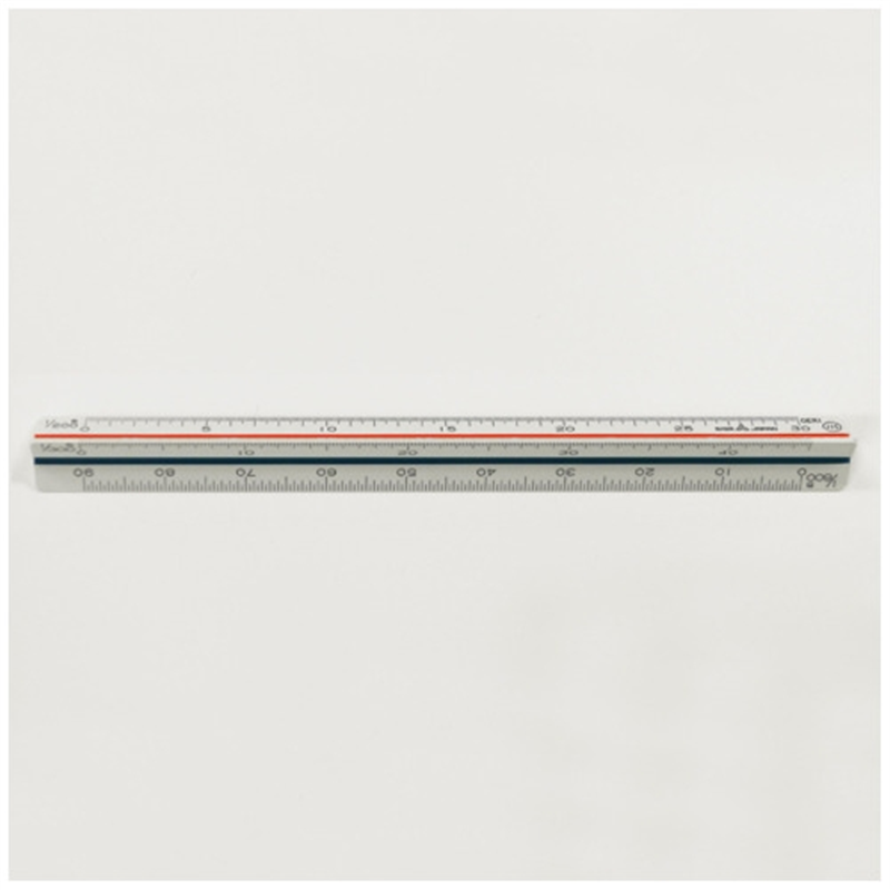 内田洋行 三角スケール 土地家屋用15cm 1-882-0402 1個(ご注文単位1個)【直送品】