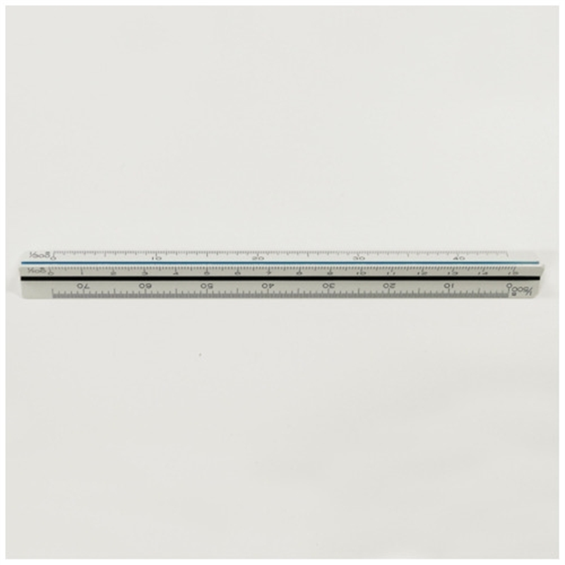 内田洋行 三角スケール 土地家屋用15cm 1-882-0402 1個(ご注文単位1個)【直送品】