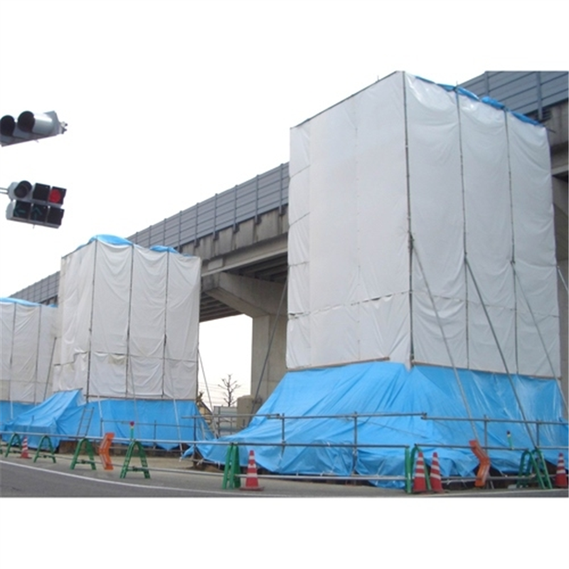 萩原工業 PE防炎シート 3.6m×5.4m 1個（ご注文単位1個）【直送品】