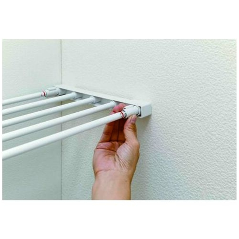 平安伸銅工業 突ぱり強力伸縮棚 小 KB-63 1個(ご注文単位1個)【直送品】