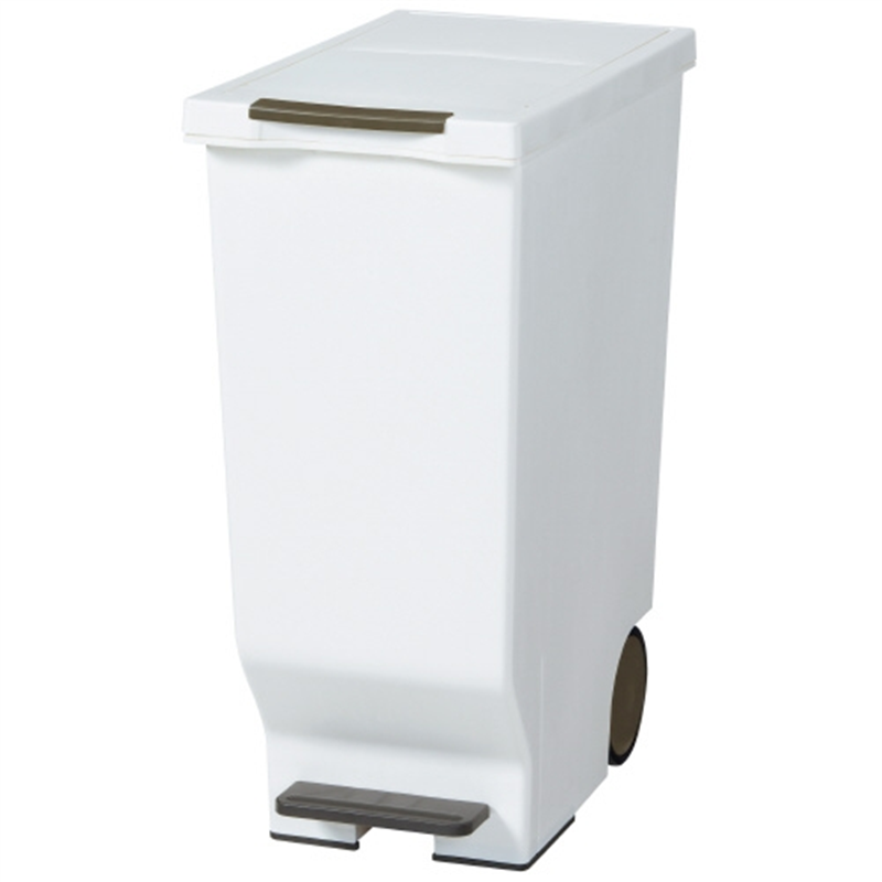 平和工業 スライドペダルペール 45L ブラウン 1個（ご注文単位1個）【直送品】