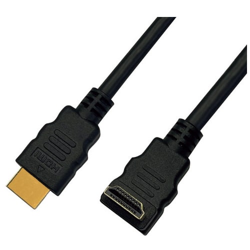 ルーメン 高速L型HDMIケーブル 2m 下向き（ご注文単位1本）【直送品】