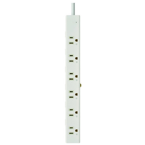オーム電機 抜け止めタップ6個口 2m HS-TKML62-3PE25-W（ご注文単位1本）【直送品】