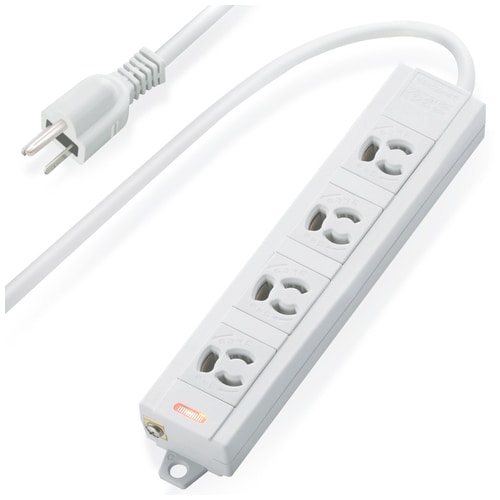 エレコム マグネット付タップ 4個口 T-ECOH3410NM 1m（ご注文単位1本）【直送品】