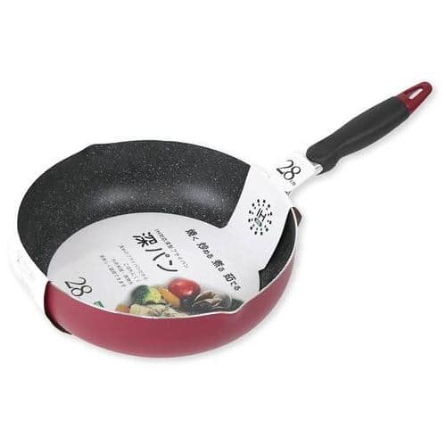 MISM IHマーブル深フライパン 28cm（ご注文単位1個）【直送品】