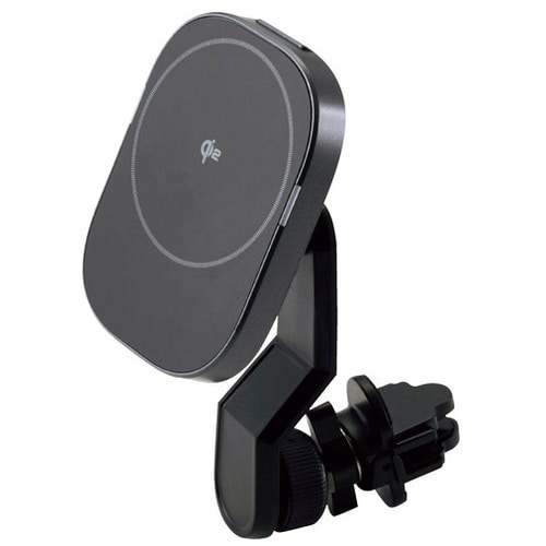 エレコム マグネットQi2車載ホルダー15W・クリップ（ご注文単位1個）【直送品】