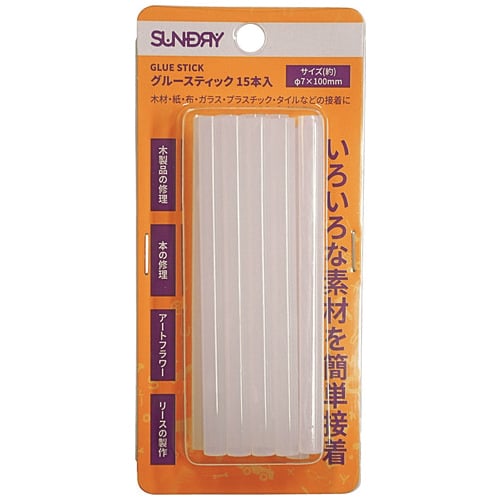 SUNDRY グルースティック クリア 15本/セット（ご注文単位1セット）【直送品】
