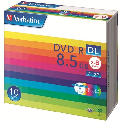 三菱ケミカルメディア DVD-R DL <8.5GB> DHR85HP10V1 10枚/個（ご注文単位1個）【直送品】