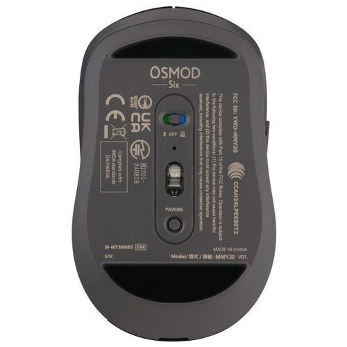エレコム OSMOD Six 静音マルチマウスM-MY30MBSXBK(ご注文単位1個)【直送品】