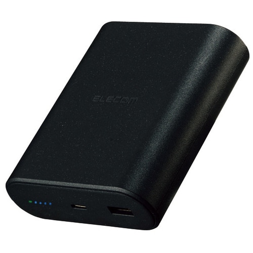エレコム ナトリウムイオンモバイルバッテリー 黒（ご注文単位1個）【直送品】