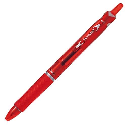 パイロット アクロボール150 0.7細字 BAB15FRR レッド（ご注文単位1本）【直送品】
