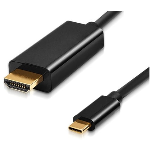ルーメン Type-C-HDMIケーブル 2m 10本/セット（ご注文単位1セット）【直送品】