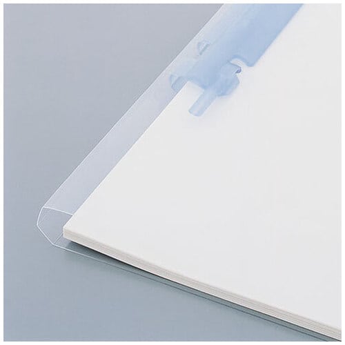 LIHITLAB ルーパーファイル F3016-5P-8 A4S 青 5冊/セット(ご注文単位1セット)【直送品】