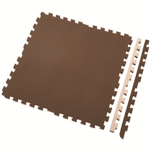 アイリスオーヤマ ジョイントマット JMRV-69 MB/BE 9枚（ご注文単位1セット）【直送品】