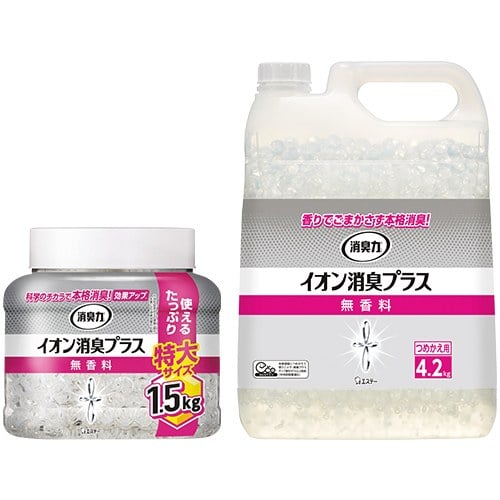 エステー 消臭力イオン消臭+ 本体&詰替セット（ご注文単位1個）【直送品】