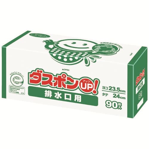 白元アース ダスポンUP! 排水口用 90枚/パック（ご注文単位1パック）【直送品】