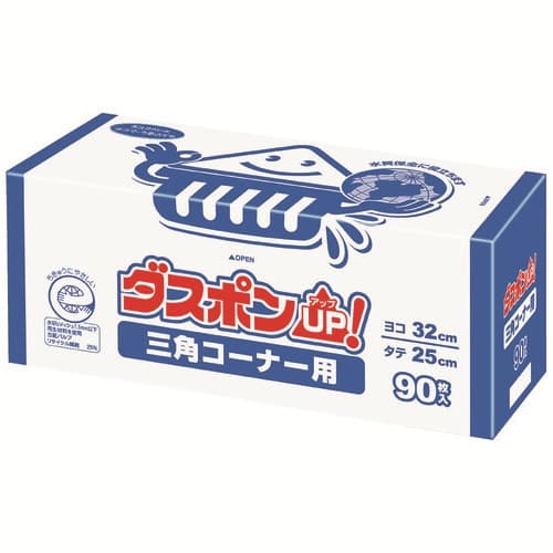白元アース ダスポンUP! 三角コーナー用 90枚/パック（ご注文単位1パック）【直送品】