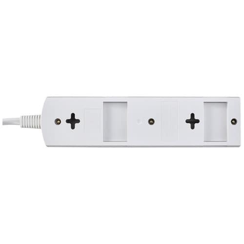 朝日電器 ランプレスSW付タップ 4個口 2m WLK-E42(W)(ご注文単位1個)【直送品】