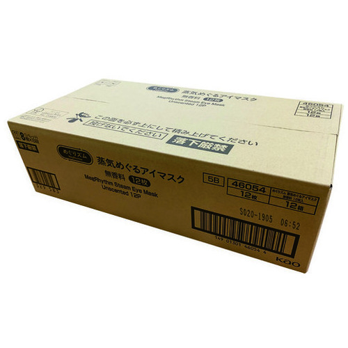 花王 めぐりズムアイマスク無香料 12枚×12箱/セット（ご注文単位1セット）【直送品】