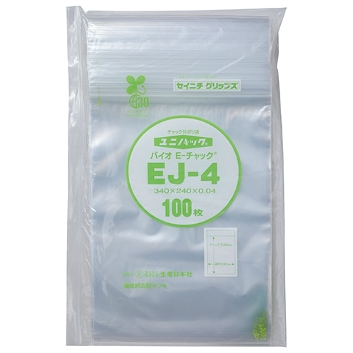 生産日本社 ユニパックバイオ EJ-4 500枚/パック（ご注文単位1パック）【直送品】