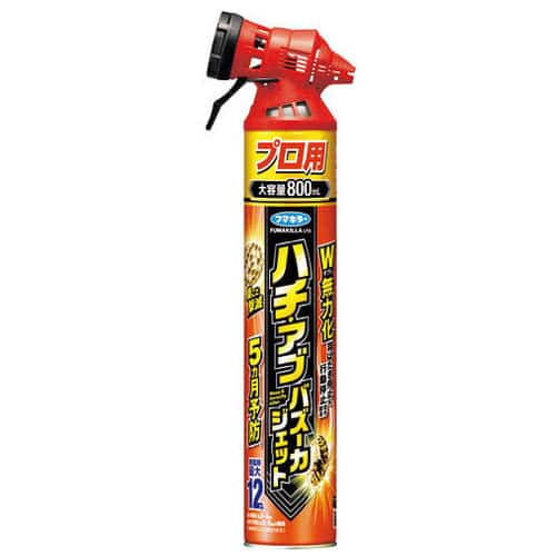 フマキラー ハチ･アブ バズーカジェット 800mL（ご注文単位1個）【直送品】