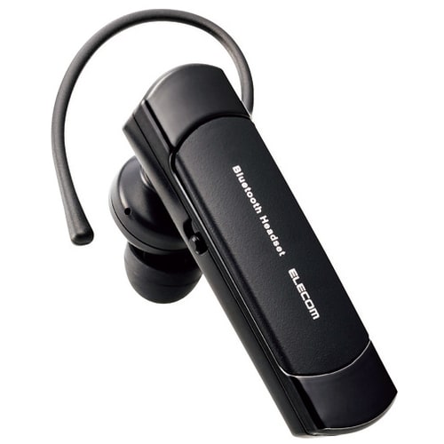 エレコム 耳掛けBluetoothヘッドセット ブラック（ご注文単位1個）【直送品】