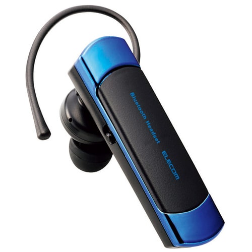エレコム 耳掛けBluetoothヘッドセット ブルー（ご注文単位1個）【直送品】