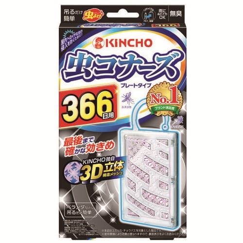 大日本除虫菊 虫コナーズプレートタイプ 366日 無臭(ご注文単位1個)【直送品】