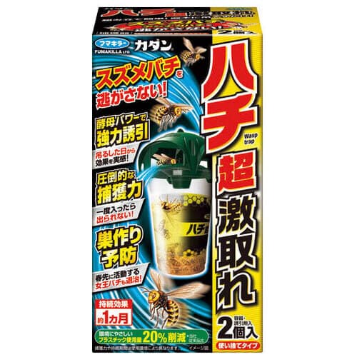 フマキラー カダンハチ超激取れ 2個/セット（ご注文単位1セット）【直送品】