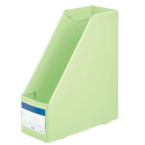 プラス 丈夫な置き勉ボックスファイル FL-207SF GR（ご注文単位1個）【直送品】