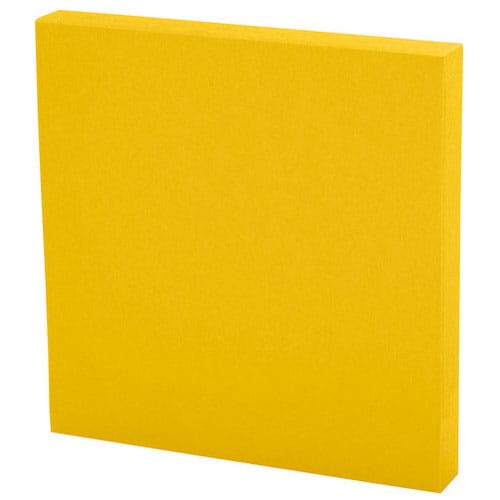 ビュートン 全面粘着ふせん メモる 75×75mm イエロー 1パッド(ご注文単位1個)【直送品】