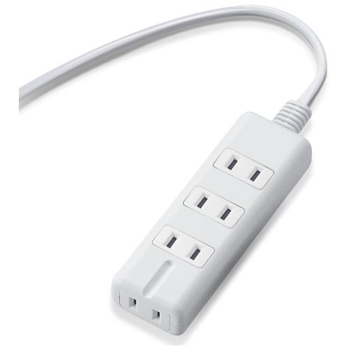 エレコム 磁石タップ 4個口 5m T-KM01-2450WH（ご注文単位1個）【直送品】