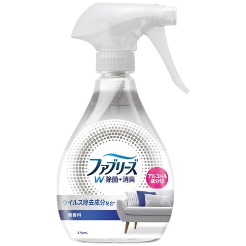 P&G ファブリーズW除菌アルコール 本体 370mL（ご注文単位1個）【直送品】