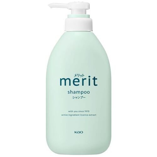 花王 メリット シャンプー ポンプ 450mL （ご注文単位1個）【直送品】