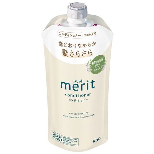 花王 メリット コンディショナーつめかえ用320mL（ご注文単位1個）【直送品】