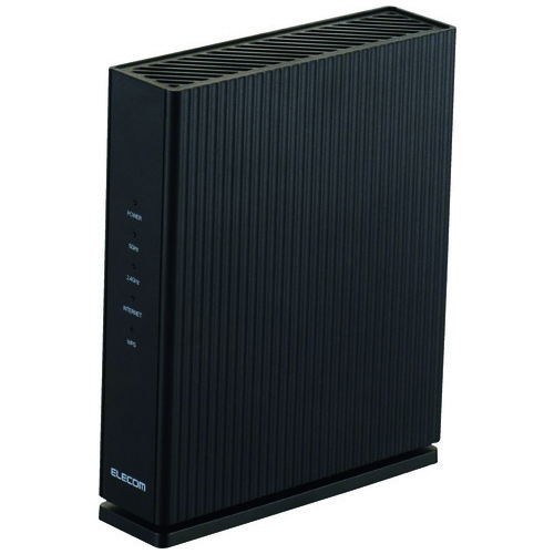 エレコム Wi-Fi 6対応ルーター WRC-X1800GS2-B（ご注文単位1個）【直送品】