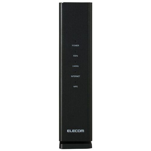 エレコム Wi-Fi 6対応ルーター WRC-X1800GS2-B(ご注文単位1個)【直送品】