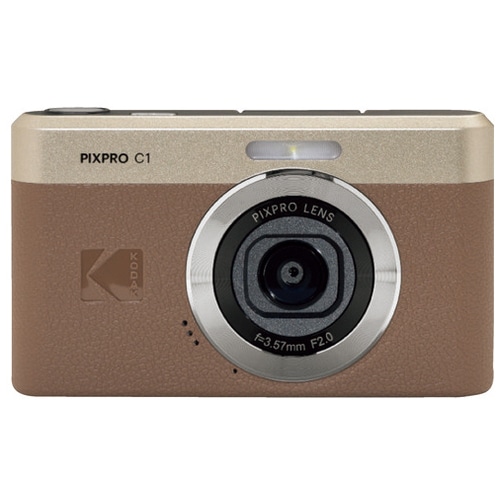 コダック KODAK PIXPRO C1 デジタルカメラ ブラウン（ご注文単位1個）【直送品】