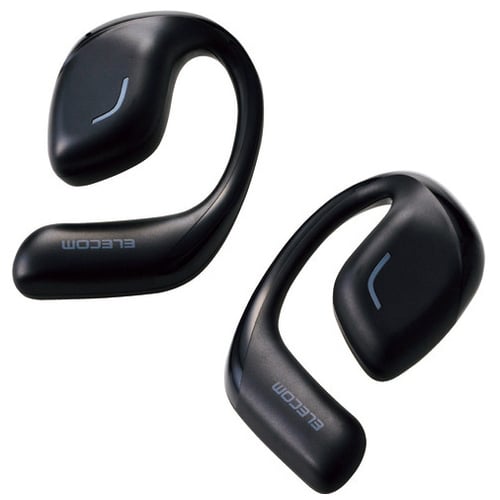 エレコム オープンイヤーBluetoothイヤホン ブラック（ご注文単位1個）【直送品】