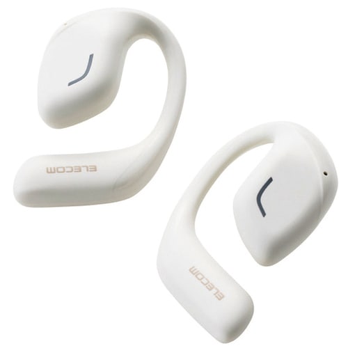 エレコム オープンイヤーBluetoothイヤホン ホワイト（ご注文単位1個）【直送品】