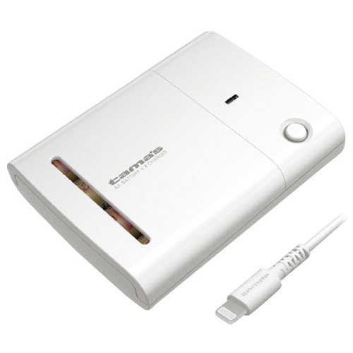 多摩電子工業 乾電池式モバイル充電器単3形4本 Lightning（ご注文単位1個）【直送品】