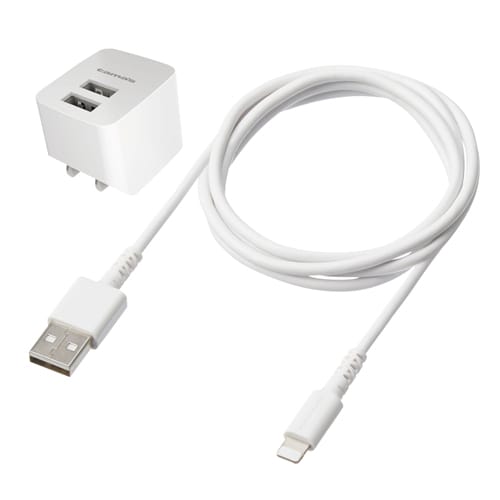 多摩電子工業 Lightning充電器2.4A 1m TA62UL10W（ご注文単位1個）【直送品】
