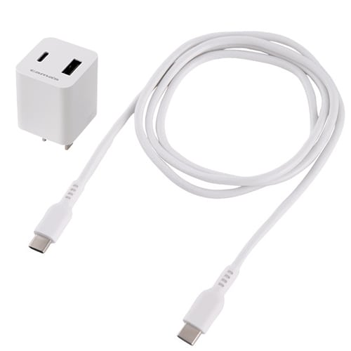 多摩電子工業 PD20W AC充電器A×1 C×1 C-Cケーブル付1m（ご注文単位1個）【直送品】