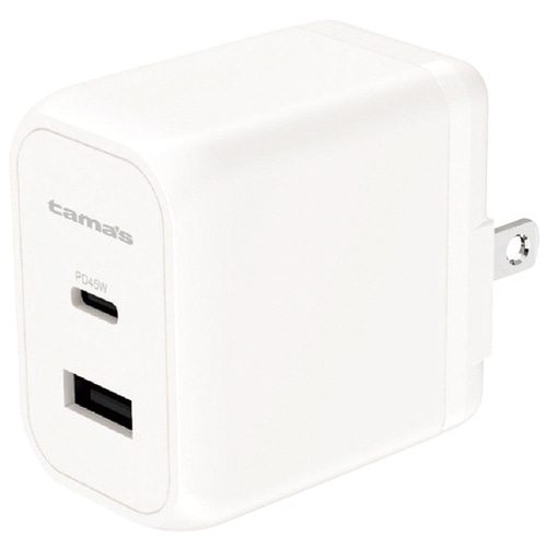多摩電子工業 PD45W AC充電器 C×1+A×1 TAP154UCW（ご注文単位1個）【直送品】