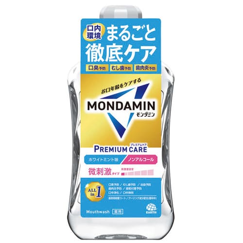 アース製薬 モンダミンプレミアムケアホワイトM1000mL（ご注文単位1個）【直送品】