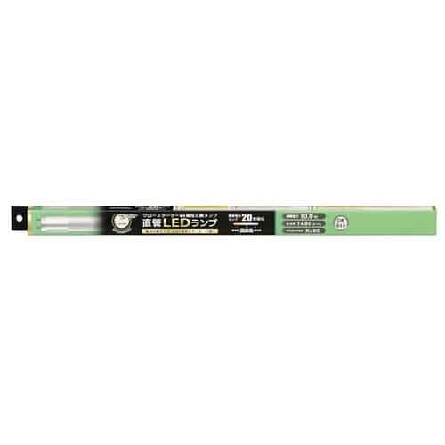 オーム電機 直管LED 20形グロー方式 昼白色 1本（ご注文単位1本）【直送品】