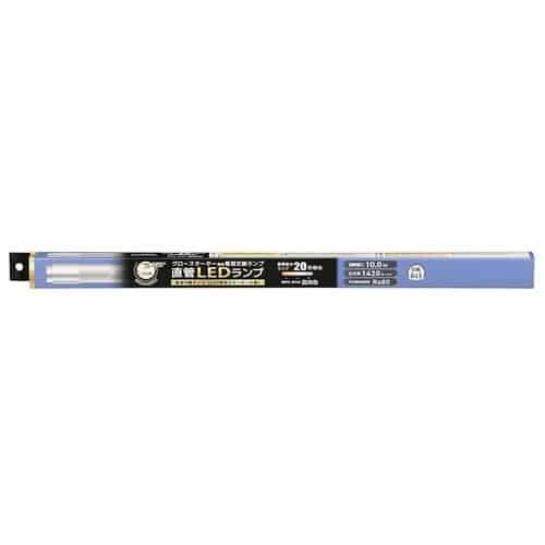 オーム電機 直管LED 20形グロー方式 昼光色 1本（ご注文単位1本）【直送品】