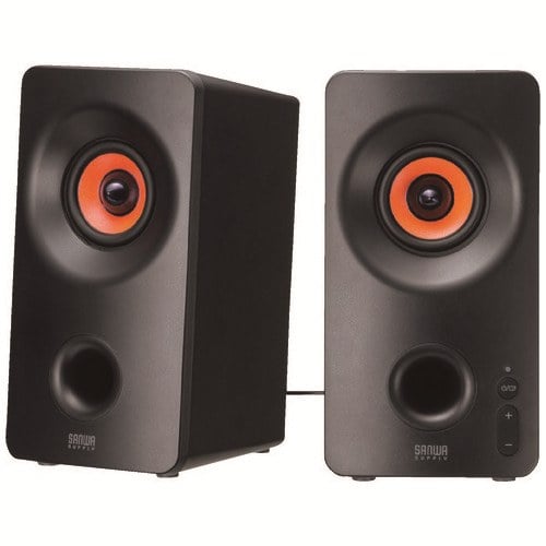 サンワサプライ 3WAYマルチメディアスピーカーMM-SPBT3WAY(ご注文単位1個)【直送品】